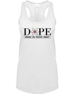 Brick White Ladies Racerback Tank