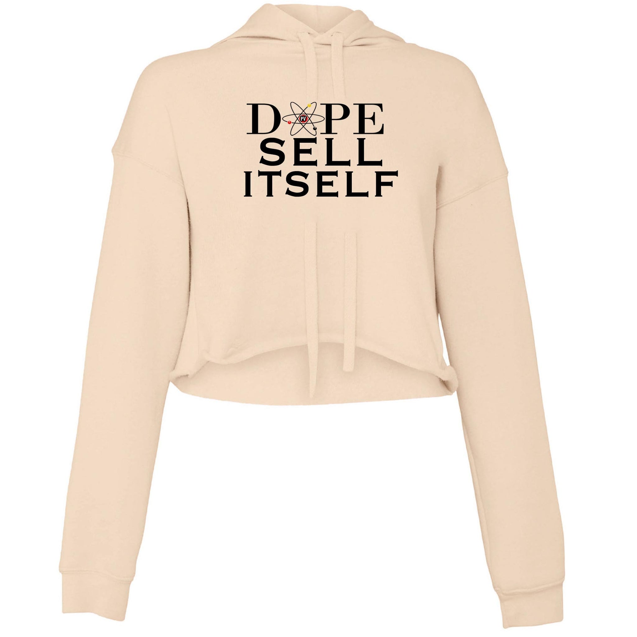 DOPE Sell Itself Cropped Hoodie - C.R.E.A.M