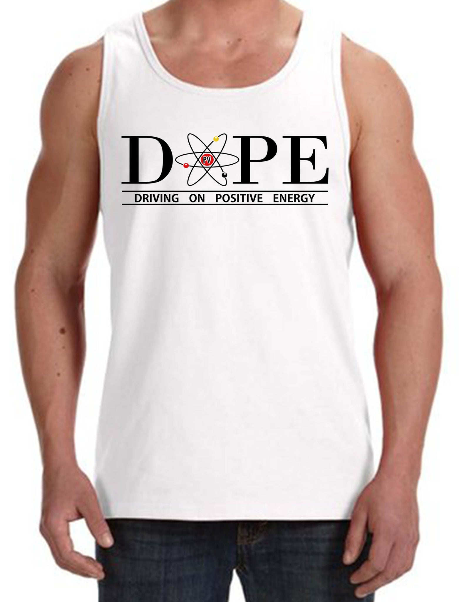 Brick White Men’s Tank